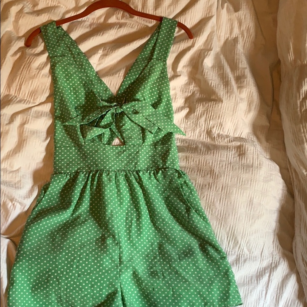 Urban outfitters vintage polka dot romper